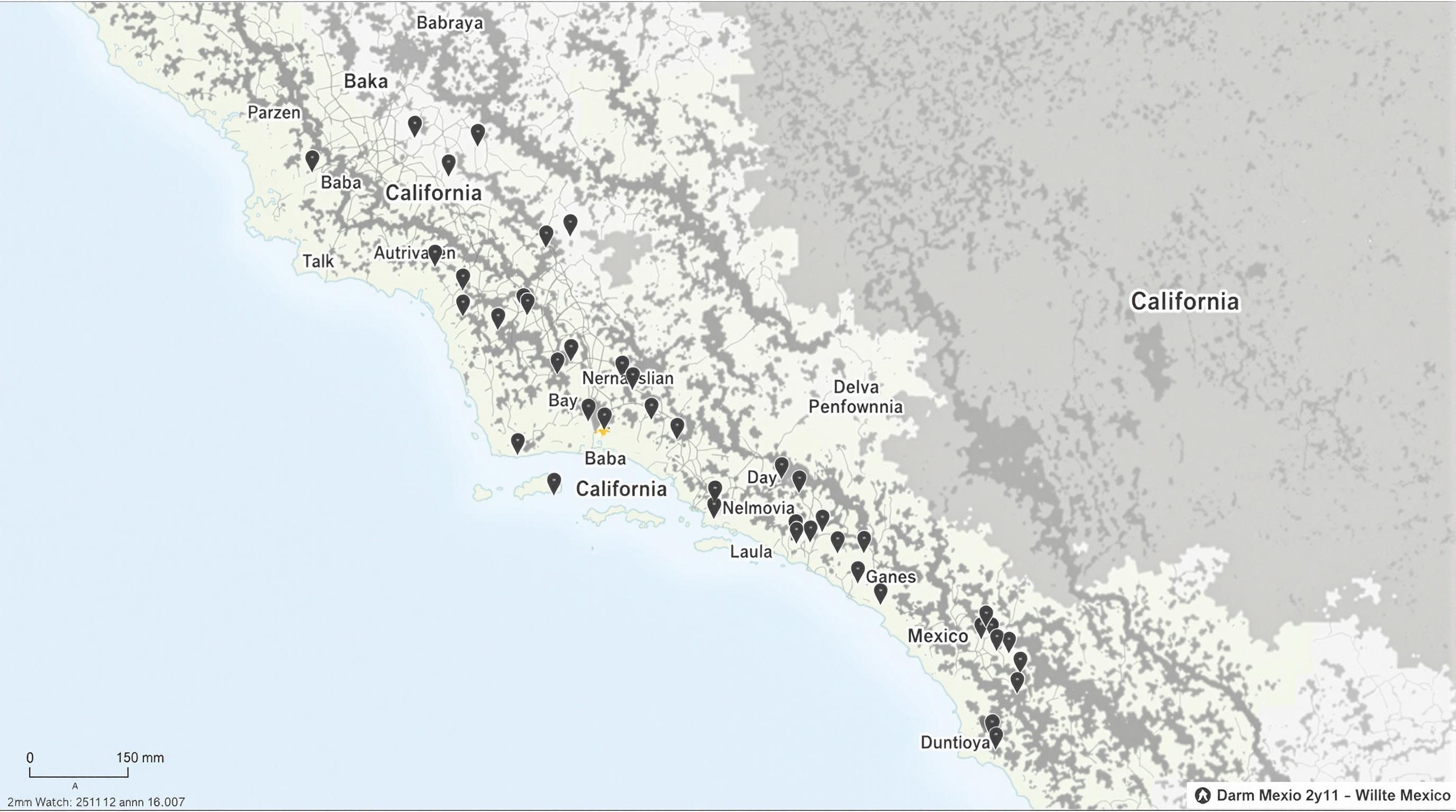 Baja Peninsula Map: Discover Mexico’s Coastal Gem